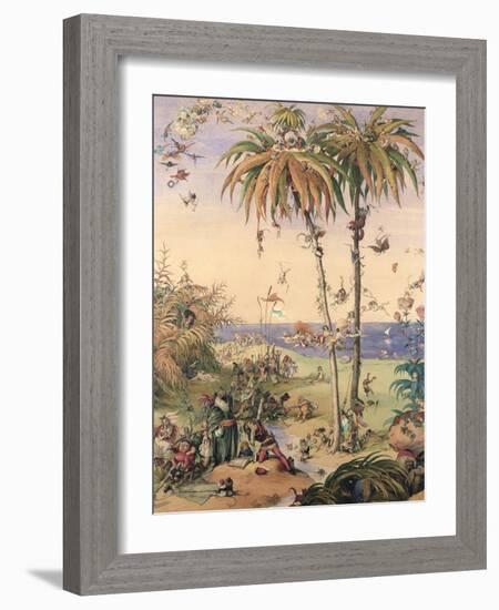 The Enchanted Tree, a Fantasy Based on 'The Tempest', 1845-Richard Doyle-Framed Giclee Print