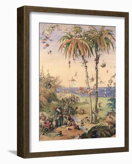 The Enchanted Tree, a Fantasy Based on 'The Tempest', 1845-Richard Doyle-Framed Giclee Print