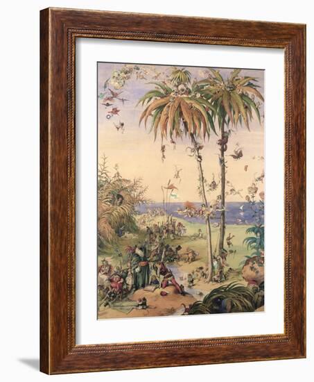 The Enchanted Tree, a Fantasy Based on 'The Tempest', 1845-Richard Doyle-Framed Giclee Print