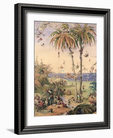 The Enchanted Tree, a Fantasy Based on 'The Tempest', 1845-Richard Doyle-Framed Giclee Print