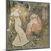 The Enchanter Merlin and the Fairy Vivien in the Forest of Broceliande-Theophile Alexandre Steinlen-Mounted Giclee Print
