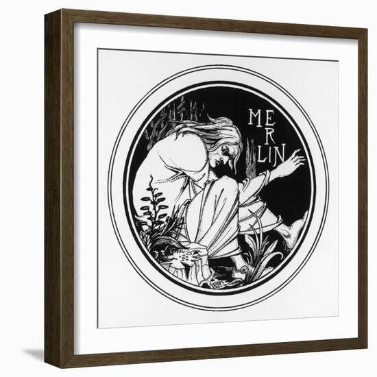 The Enchanter-Aubrey Beardsley-Framed Art Print