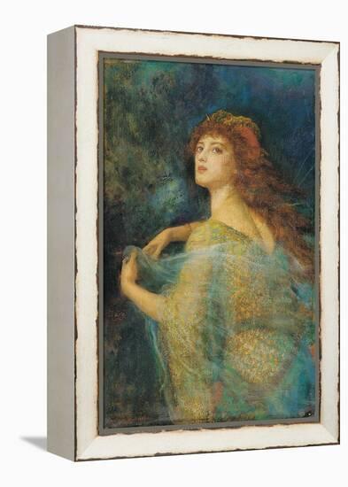 The Enchantress-Arthur Hughes-Framed Premier Image Canvas