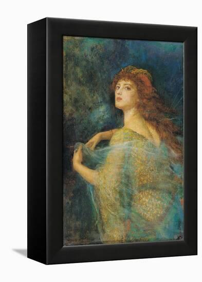 The Enchantress-Arthur Hughes-Framed Premier Image Canvas