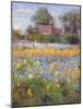 The Enclosed Cottages in the Iris Field-Timothy Easton-Mounted Giclee Print