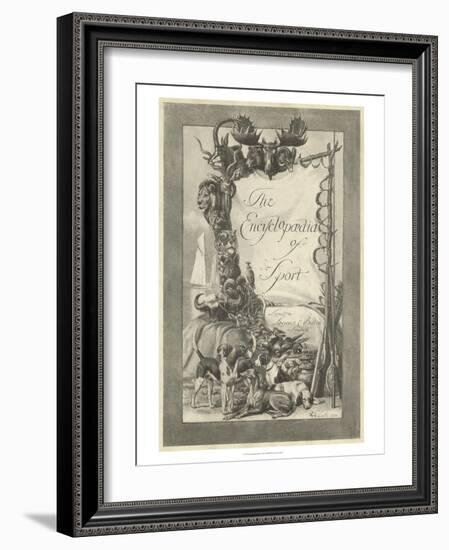 The Encyclopedia of Sport-null-Framed Art Print