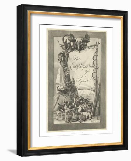 The Encyclopedia of Sport-null-Framed Art Print