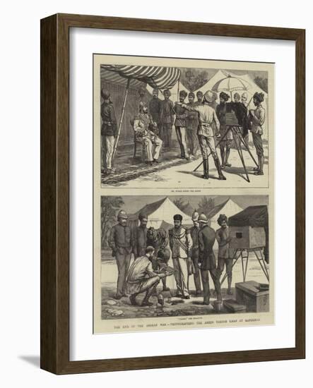 The End of the Afghan War, Photographing the Ameer Yakoob Khan at Gandamak-null-Framed Giclee Print