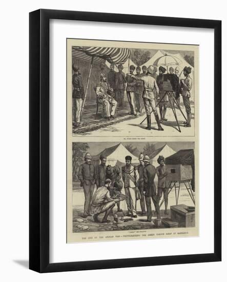 The End of the Afghan War, Photographing the Ameer Yakoob Khan at Gandamak-null-Framed Giclee Print