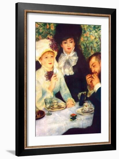 The End of the Breakfast-Pierre-Auguste Renoir-Framed Art Print