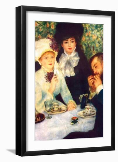 The End of the Breakfast-Pierre-Auguste Renoir-Framed Art Print