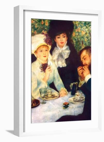 The End of the Breakfast-Pierre-Auguste Renoir-Framed Art Print