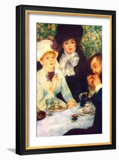 The End of the Breakfast-Pierre-Auguste Renoir-Framed Art Print