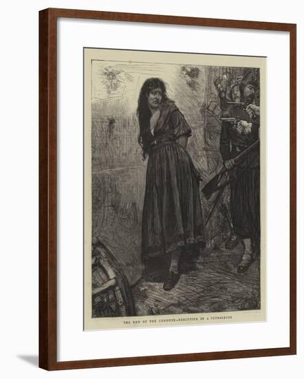 The End of the Commune, Execution of a Petroleuse-Robert Walker Macbeth-Framed Giclee Print