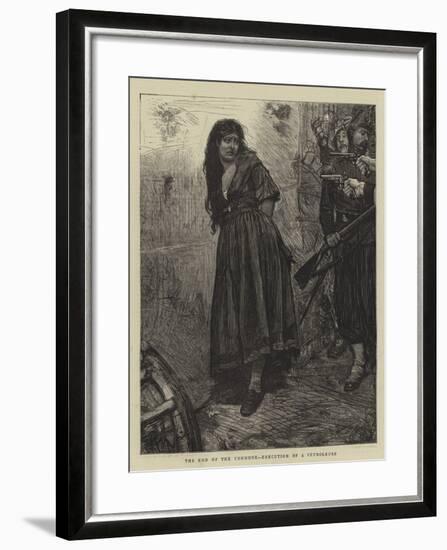 The End of the Commune, Execution of a Petroleuse-Robert Walker Macbeth-Framed Giclee Print