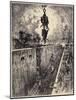 The End of the Day, Gatun Lock, 1912-Joseph Pennell-Mounted Giclee Print