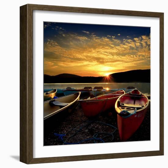 The End of the Day-Adrian Campfield-Framed Photographic Print