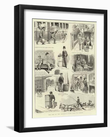 The End of the Holidays, Going Back to School-null-Framed Giclee Print