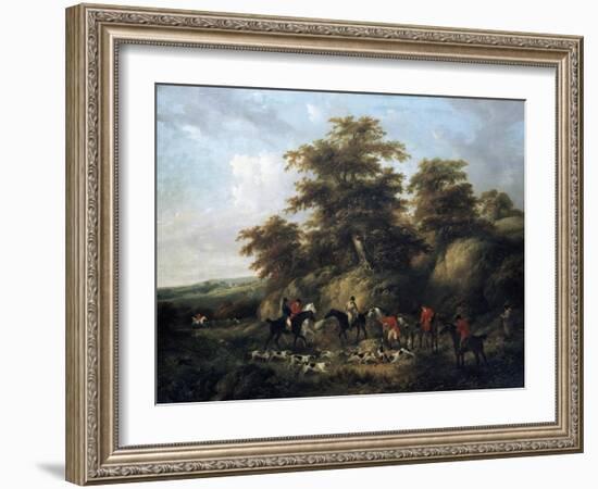 The End of the Hunt-George Morland-Framed Giclee Print