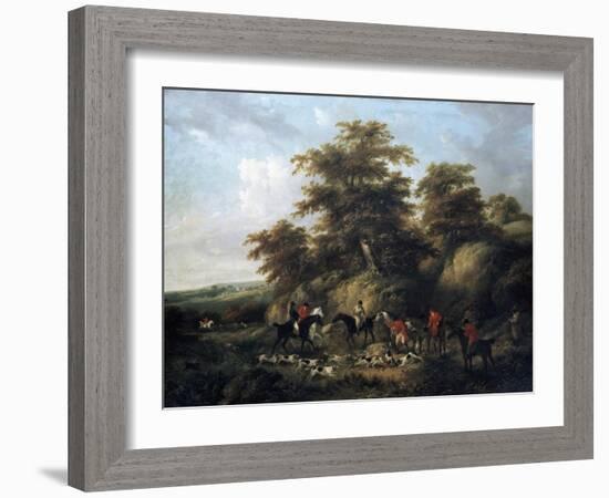 The End of the Hunt-George Morland-Framed Giclee Print