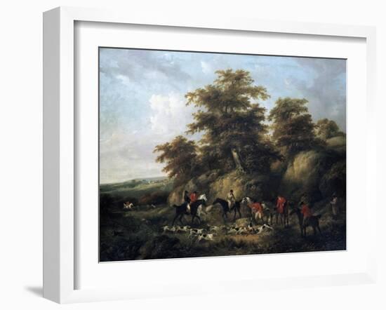 The End of the Hunt-George Morland-Framed Giclee Print