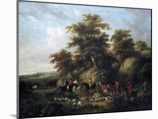 The End of the Hunt-George Morland-Mounted Giclee Print