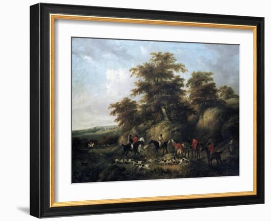 The End of the Hunt-George Morland-Framed Giclee Print