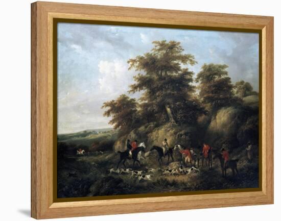 The End of the Hunt-George Morland-Framed Premier Image Canvas