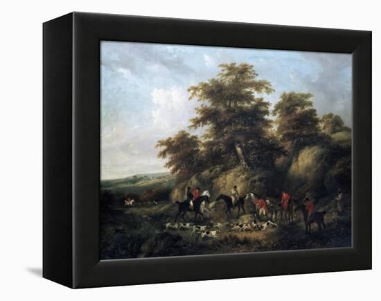 The End of the Hunt-George Morland-Framed Premier Image Canvas