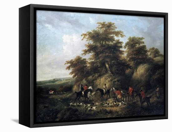 The End of the Hunt-George Morland-Framed Premier Image Canvas