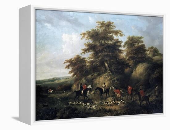 The End of the Hunt-George Morland-Framed Premier Image Canvas