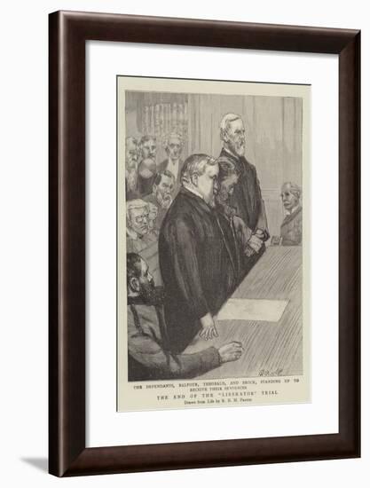 The End of the Liberator Trial-null-Framed Giclee Print