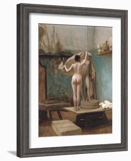 The End of the Sitting, C.1896-Jean Leon Gerome-Framed Giclee Print