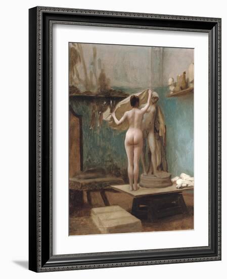 The End of the Sitting, C.1896-Jean Leon Gerome-Framed Giclee Print