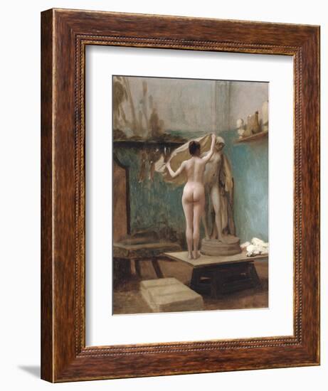 The End of the Sitting, C.1896-Jean Leon Gerome-Framed Giclee Print