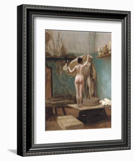 The End of the Sitting, C.1896-Jean Leon Gerome-Framed Giclee Print