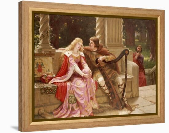 The End of the Song, 1902-Edmund Blair Leighton-Framed Premier Image Canvas