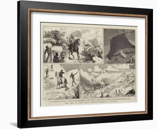 The End of the Zulu War, in Morosi's Country-Charles Edwin Fripp-Framed Giclee Print