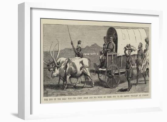 The End of the Zulu War-Charles Edwin Fripp-Framed Giclee Print