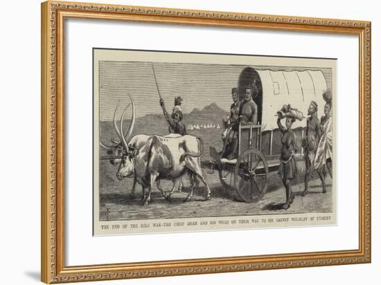The End of the Zulu War-Charles Edwin Fripp-Framed Giclee Print