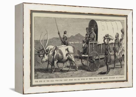 The End of the Zulu War-Charles Edwin Fripp-Framed Premier Image Canvas