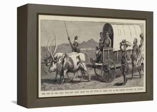 The End of the Zulu War-Charles Edwin Fripp-Framed Premier Image Canvas