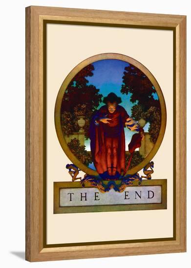 The End-Maxfield Parrish-Framed Stretched Canvas