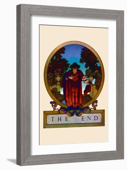 The End-Maxfield Parrish-Framed Art Print