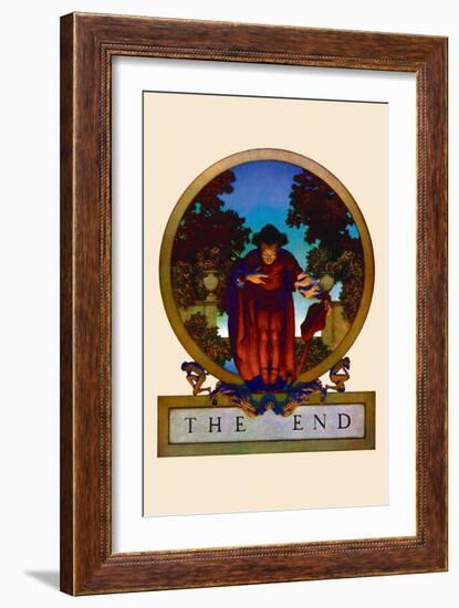 The End-Maxfield Parrish-Framed Art Print