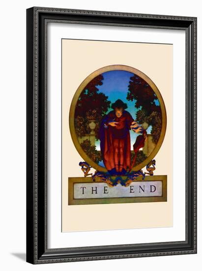 The End-Maxfield Parrish-Framed Art Print