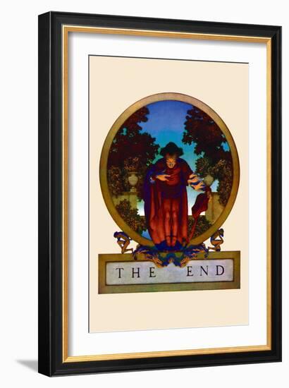 The End-Maxfield Parrish-Framed Art Print