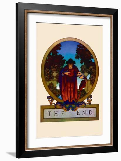 The End-Maxfield Parrish-Framed Art Print