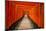 The Endless Red Gates of Kyoto's Fushimi Inari Shrine, Kyoto, Japan, Asia-Michael Runkel-Mounted Photographic Print