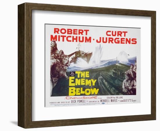 The Enemy Below, 1961-null-Framed Art Print